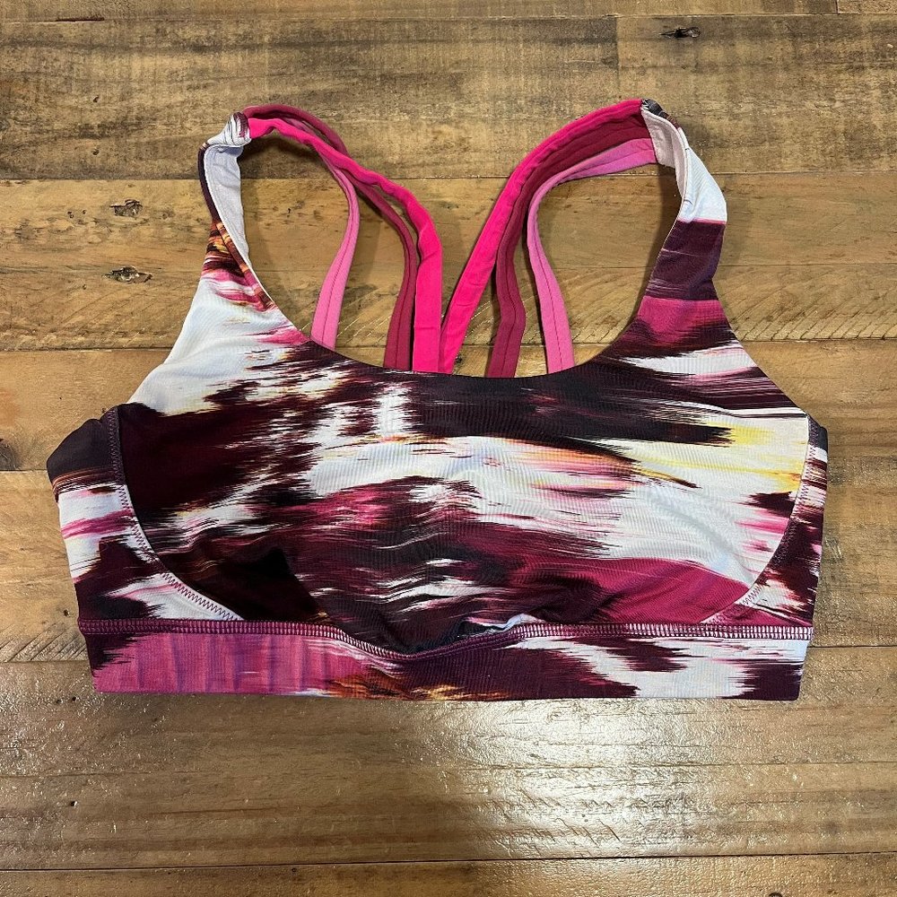 lululemon Multicolor Sports Bra (Size 8)